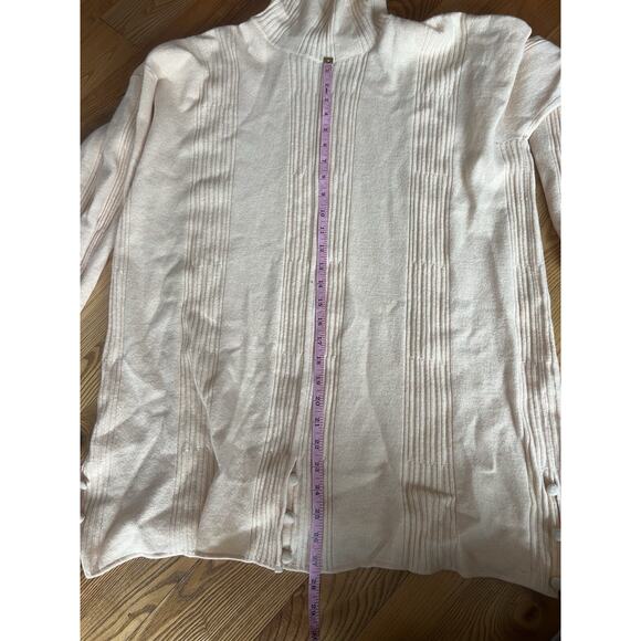 Itialian Wool And Cashmere Cream Colored Sweater Italy Venezia - Picture 6 of 8